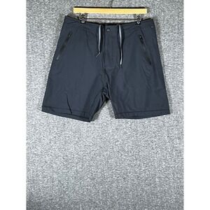 Mack Weldon Radius Shorts Mens XXL Navy Blue Water Resistant Athletic Techwear
